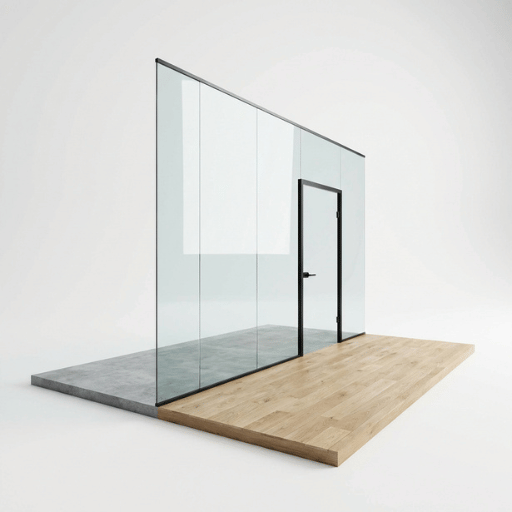 Glass Partition & Flooring