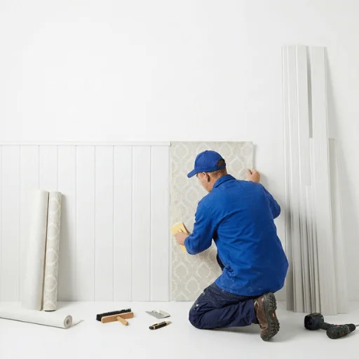 Wallpaper & PVC Panel Fixing